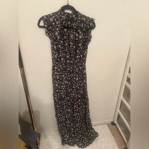 Who what Wear Floral Black Maxi Dress